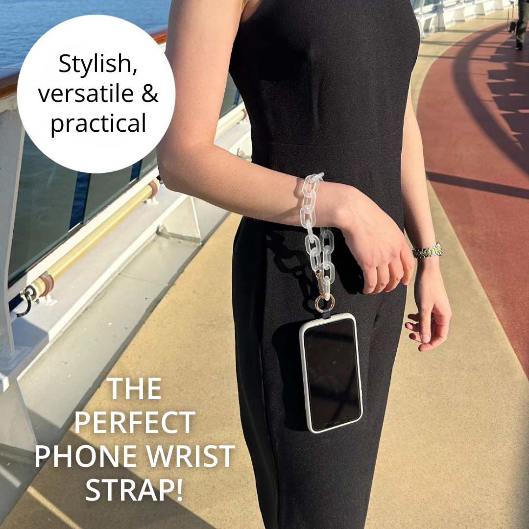 Clip & Go Mobile Strap (+ Pouch) - Ice Chain