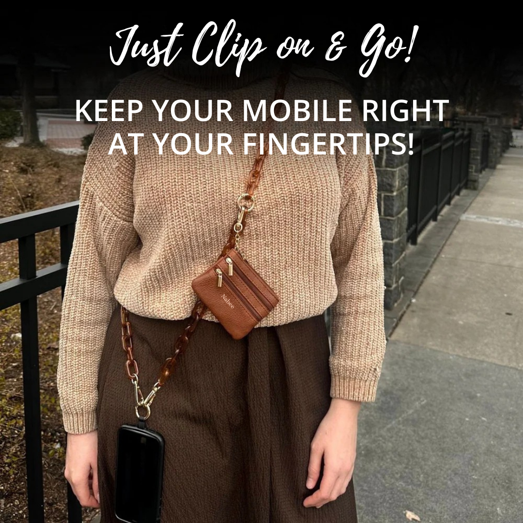 Clip & Go Mobile Strap (+ Pouch) - Ice Chain