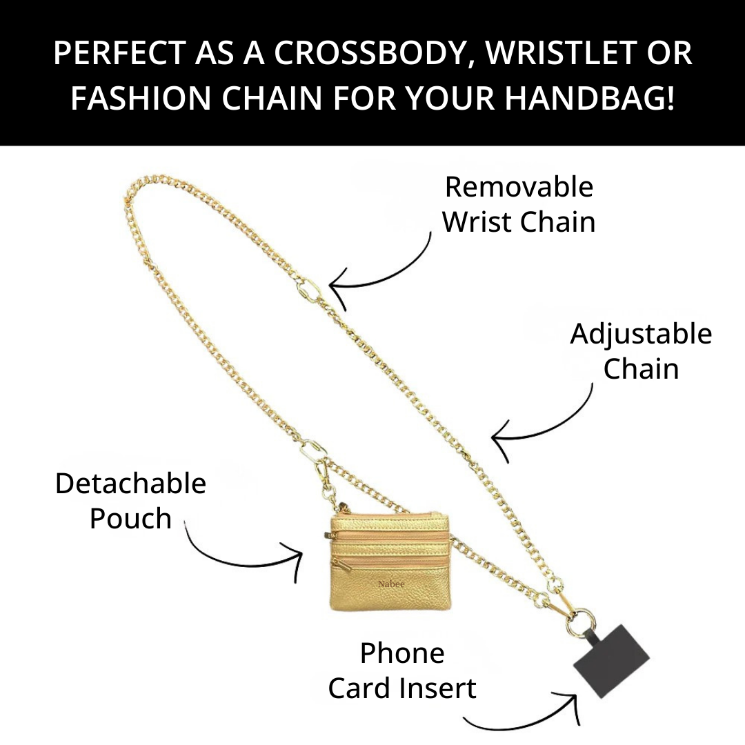 Clip & Go Mobile Strap (+ Pouch) - Chain
