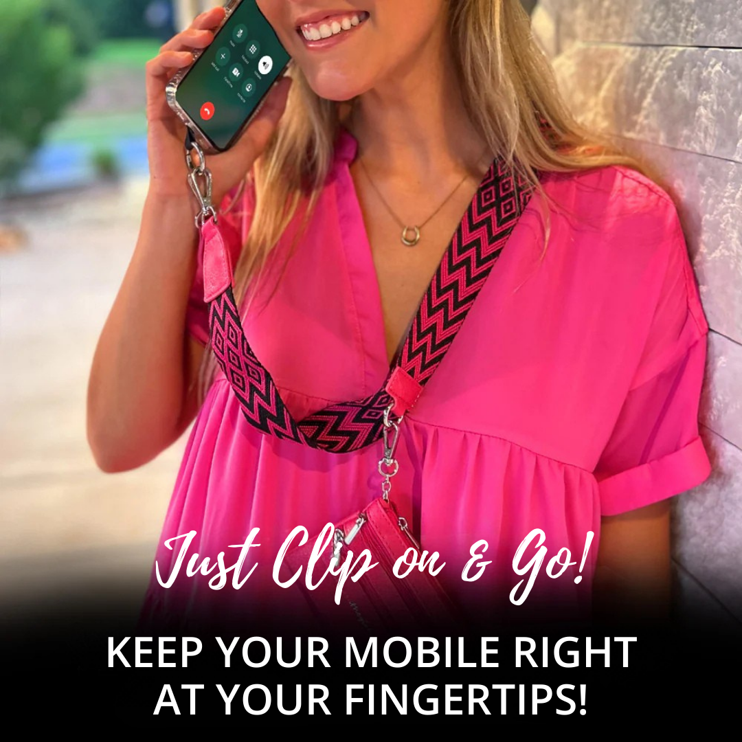 Clip & Go Mobile Strap (+ Pouch) - Diamond